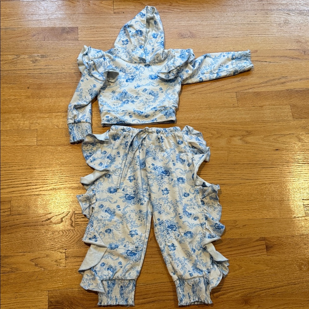 Ooh! La, La! Couture Blue Floral Outfit